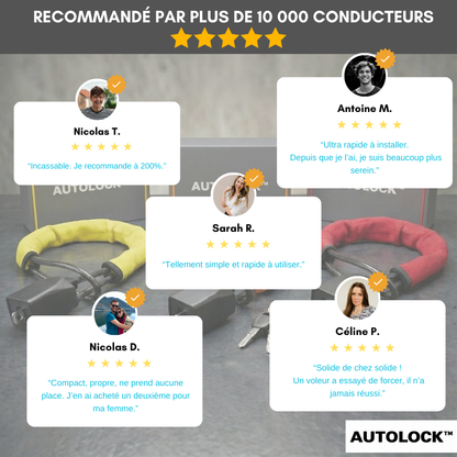 AUTOLOCK™ – Antivol volant ultra-résistant
