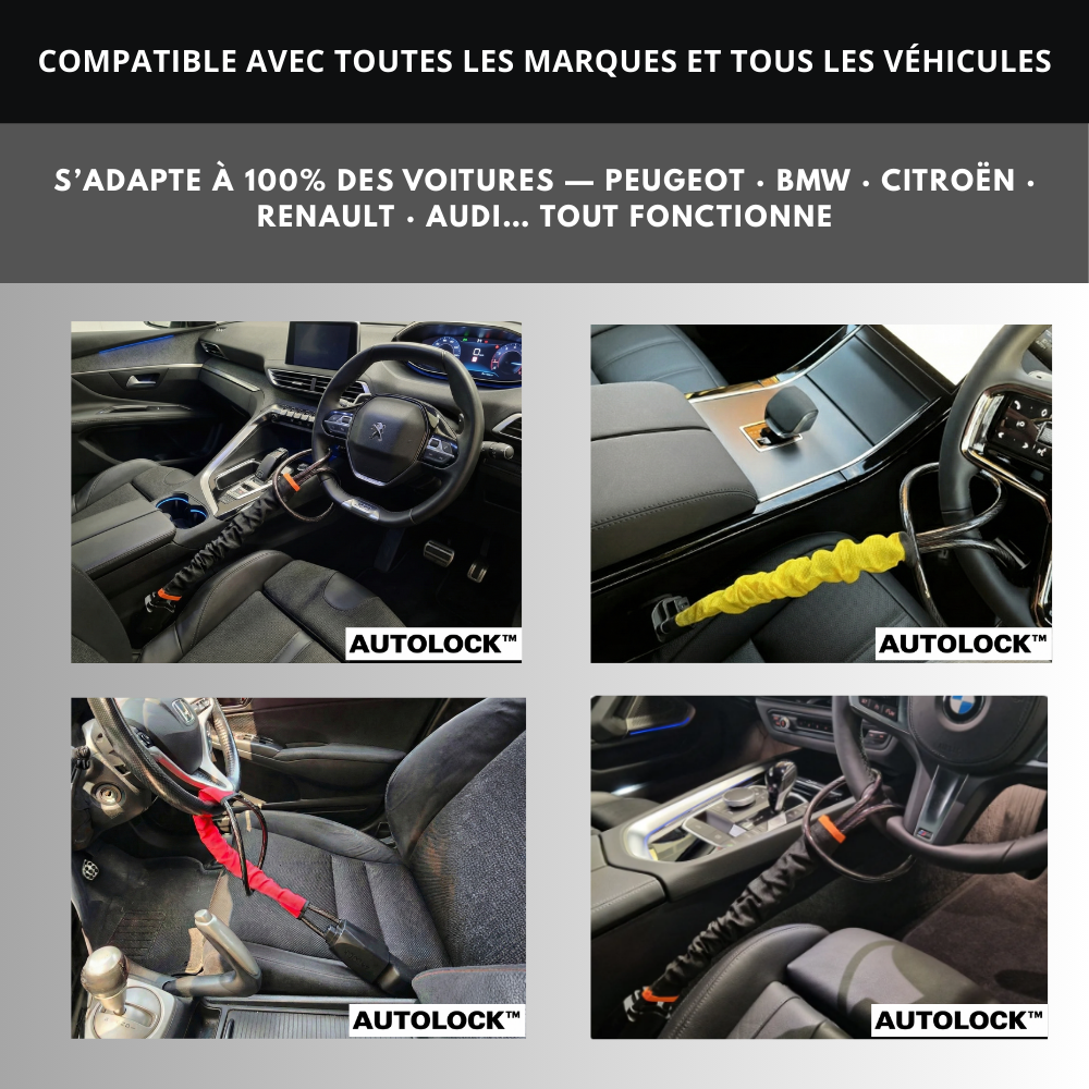 AUTOLOCK™ – Antivol volant ultra-résistant