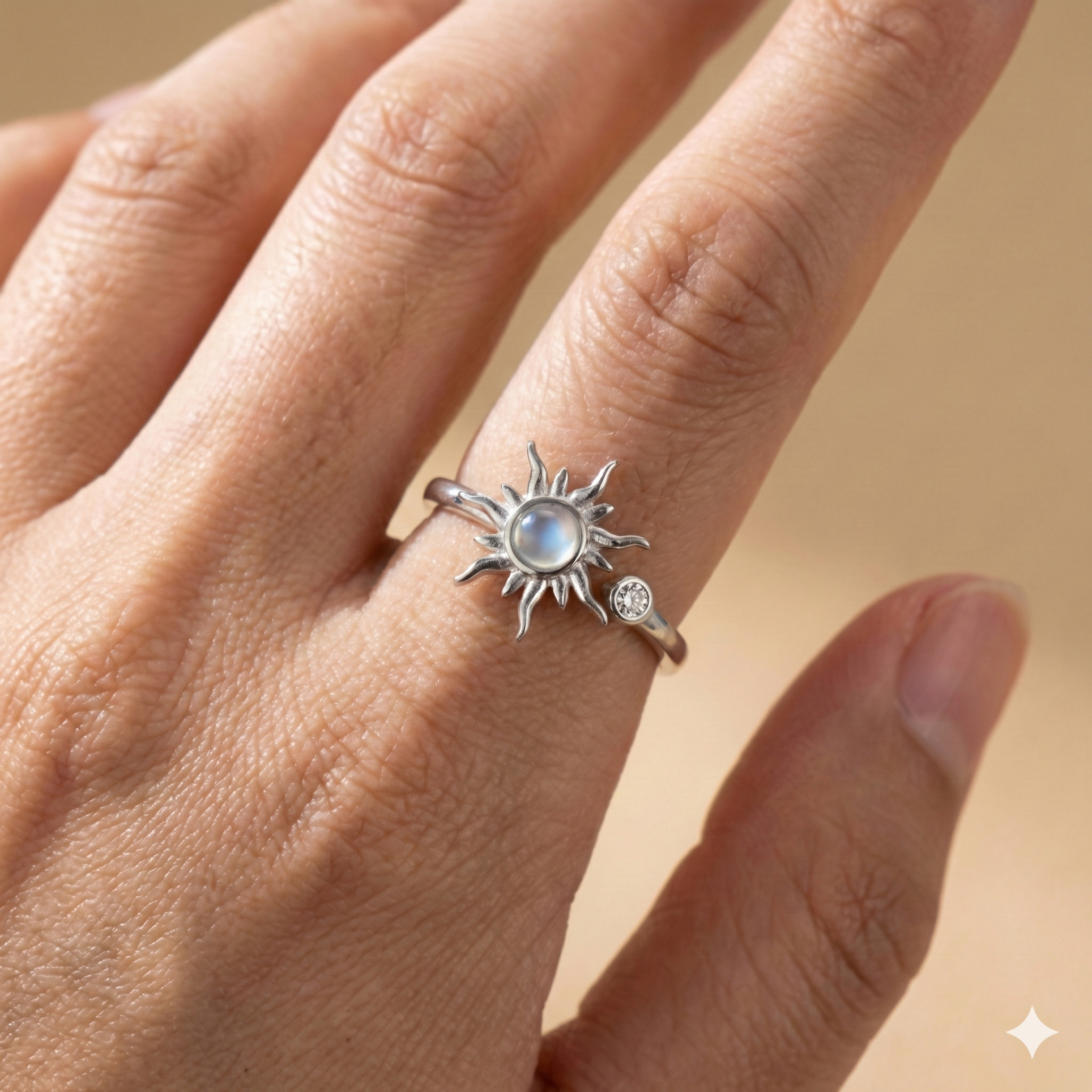 Bague anti-stress — Opale